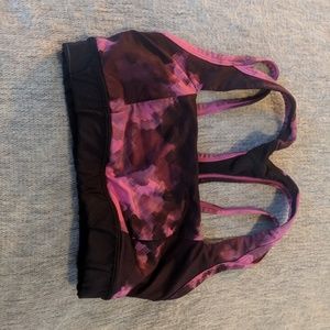 Multicolor Lululemon Sports Bra Size 4/Small